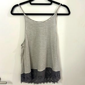 American Eagle striped tank top, size medium.